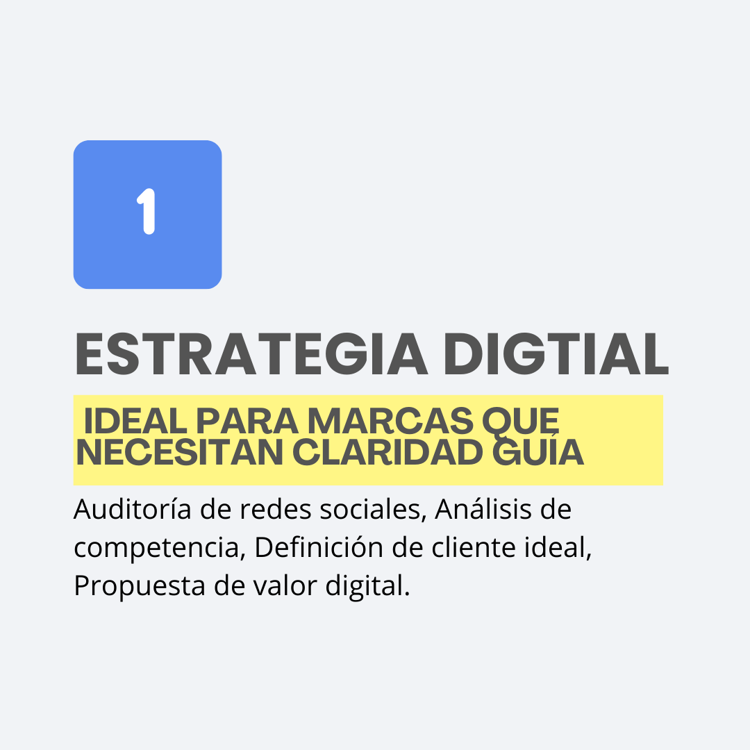 Plan 1: 💎Estrategia Digital
